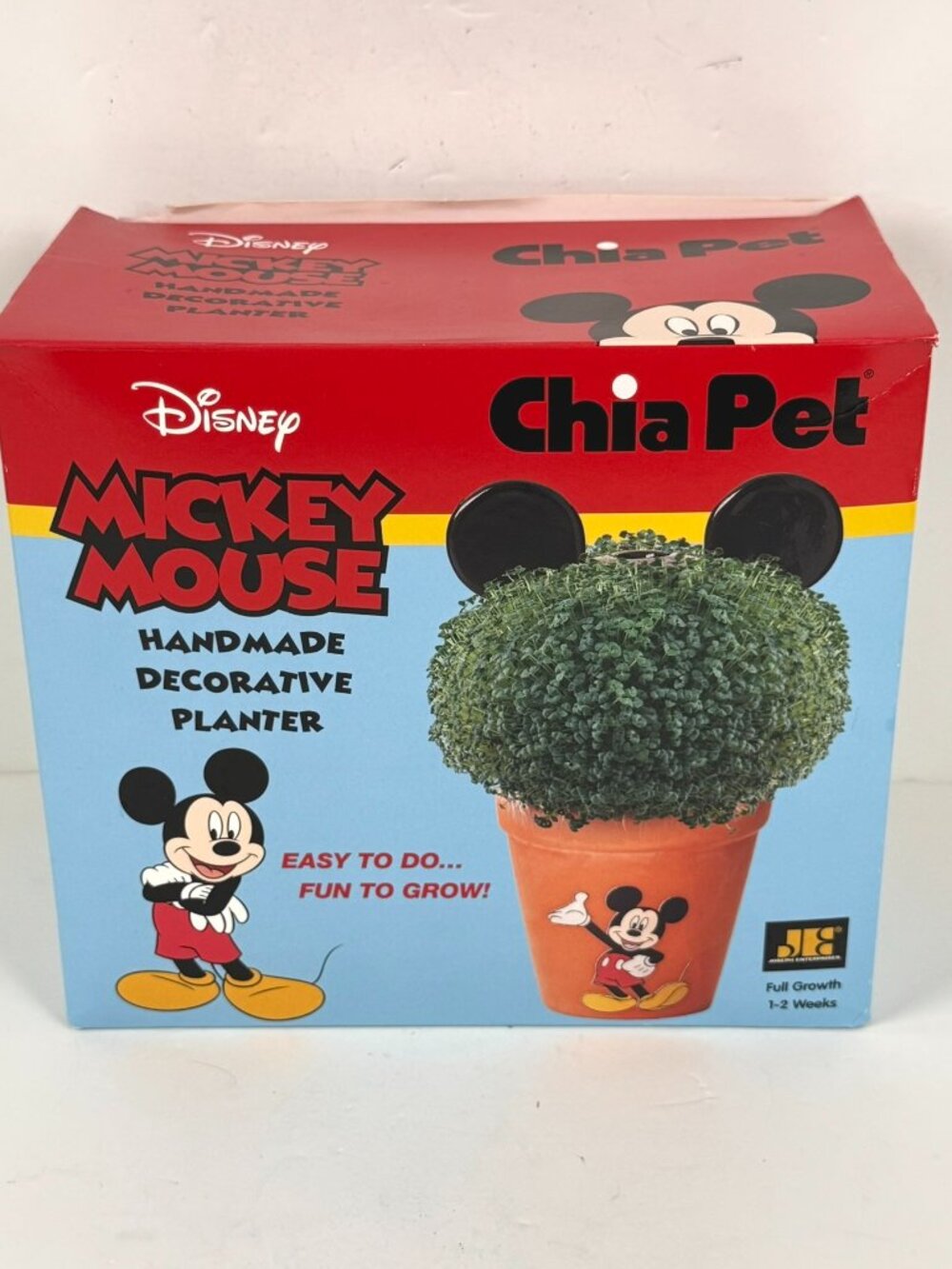 Disney Mickey Mouse Chia Pet Handmade Decorative Planter MC-270